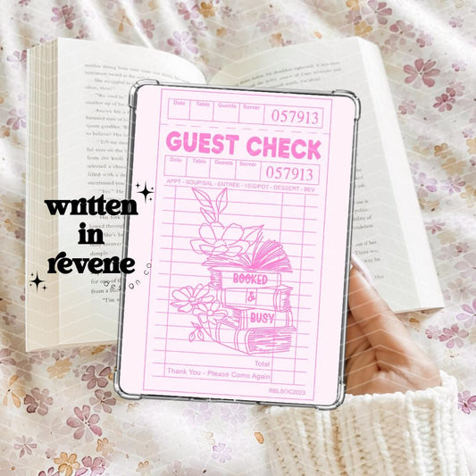 Booked & Busy | Printable Kindle Insert | Multiple Sizes!