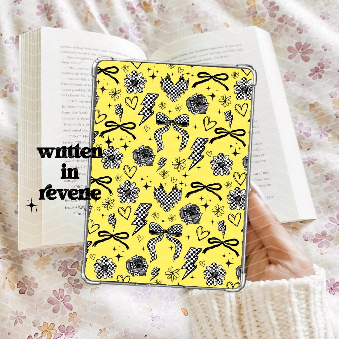 Trendy Checkered (Chartreuse) | Printable Kindle Insert | Multiple Sizes!