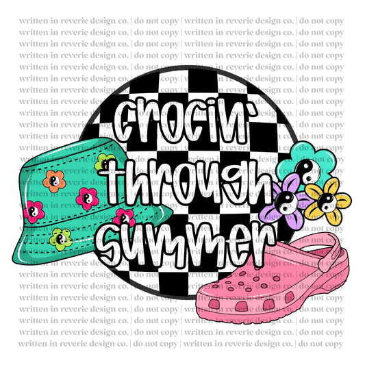 Crocin' Through Summer PNG