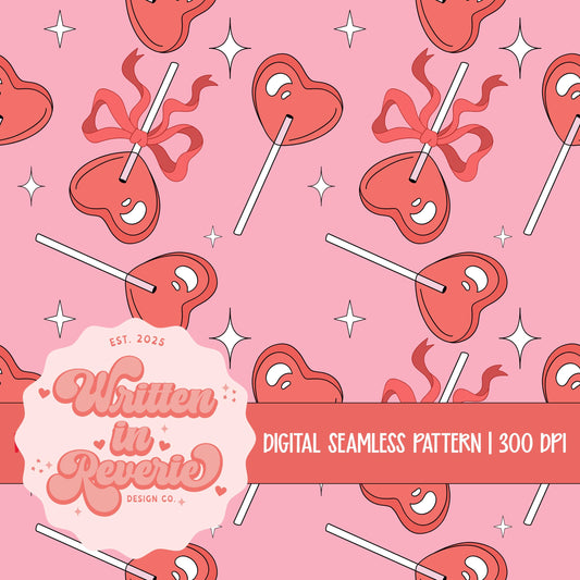 Valentine's Day Suckers Seamless