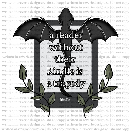 A Reader Without Their Kindle PNG