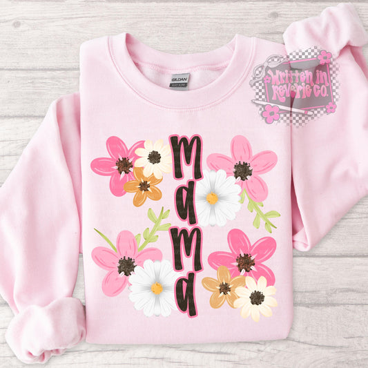 Spring Floral Mama PNG (pink)