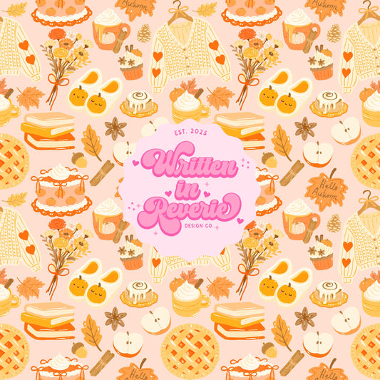 Pumpkin Spice Hygge Seamless