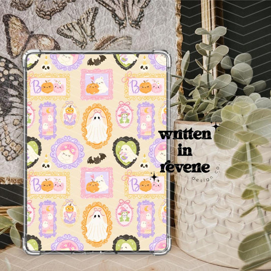 Coquette Ghost Frames | Pastel Halloween | Printable Kindle Insert | Multiple Sizes!
