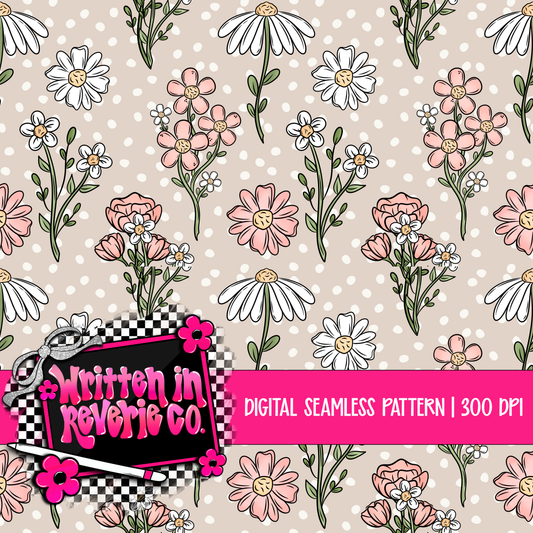 Fawn Flora Seamless