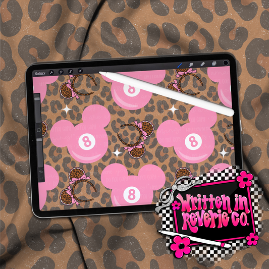 Magical 8Ball Leopard Seamless