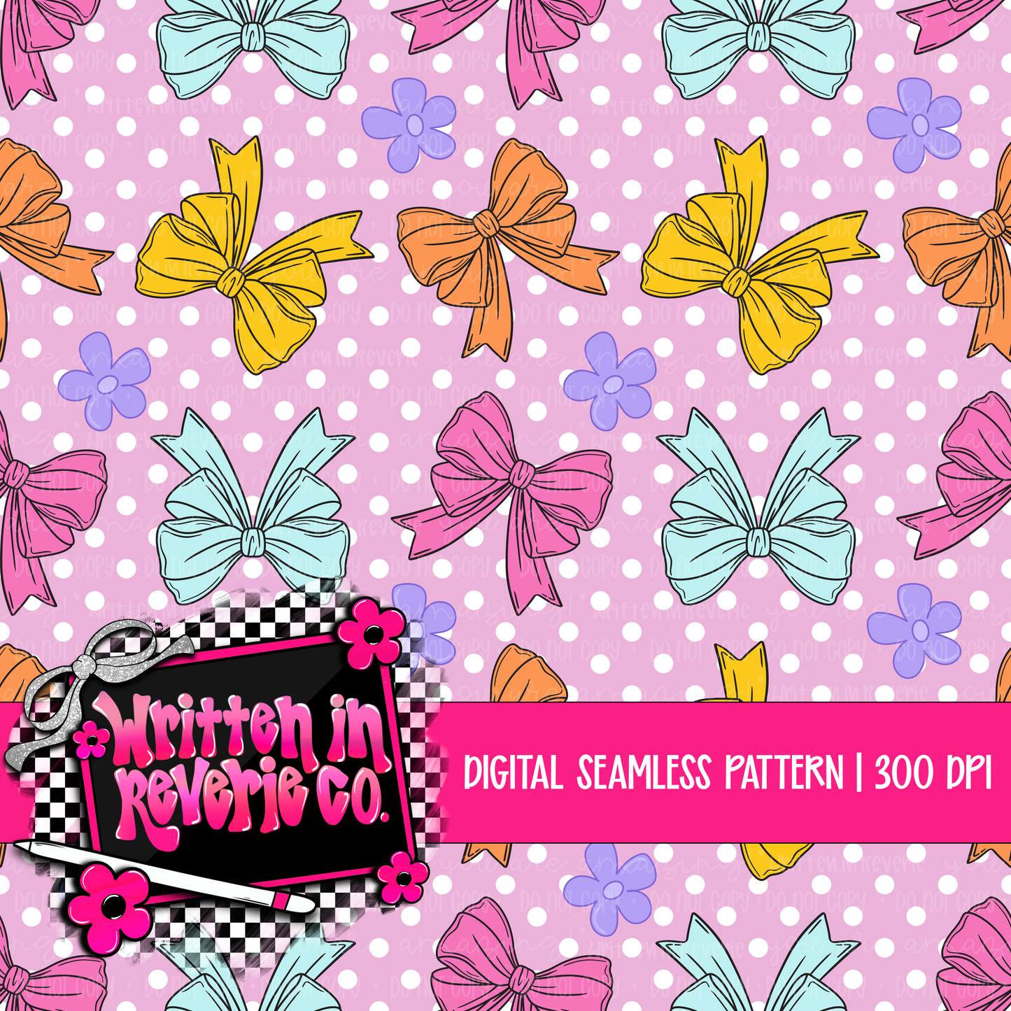 Easter Bows Seamless