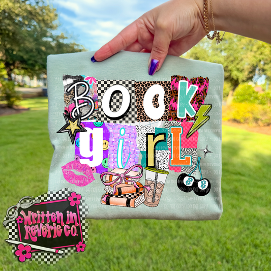 Book Girl PNG