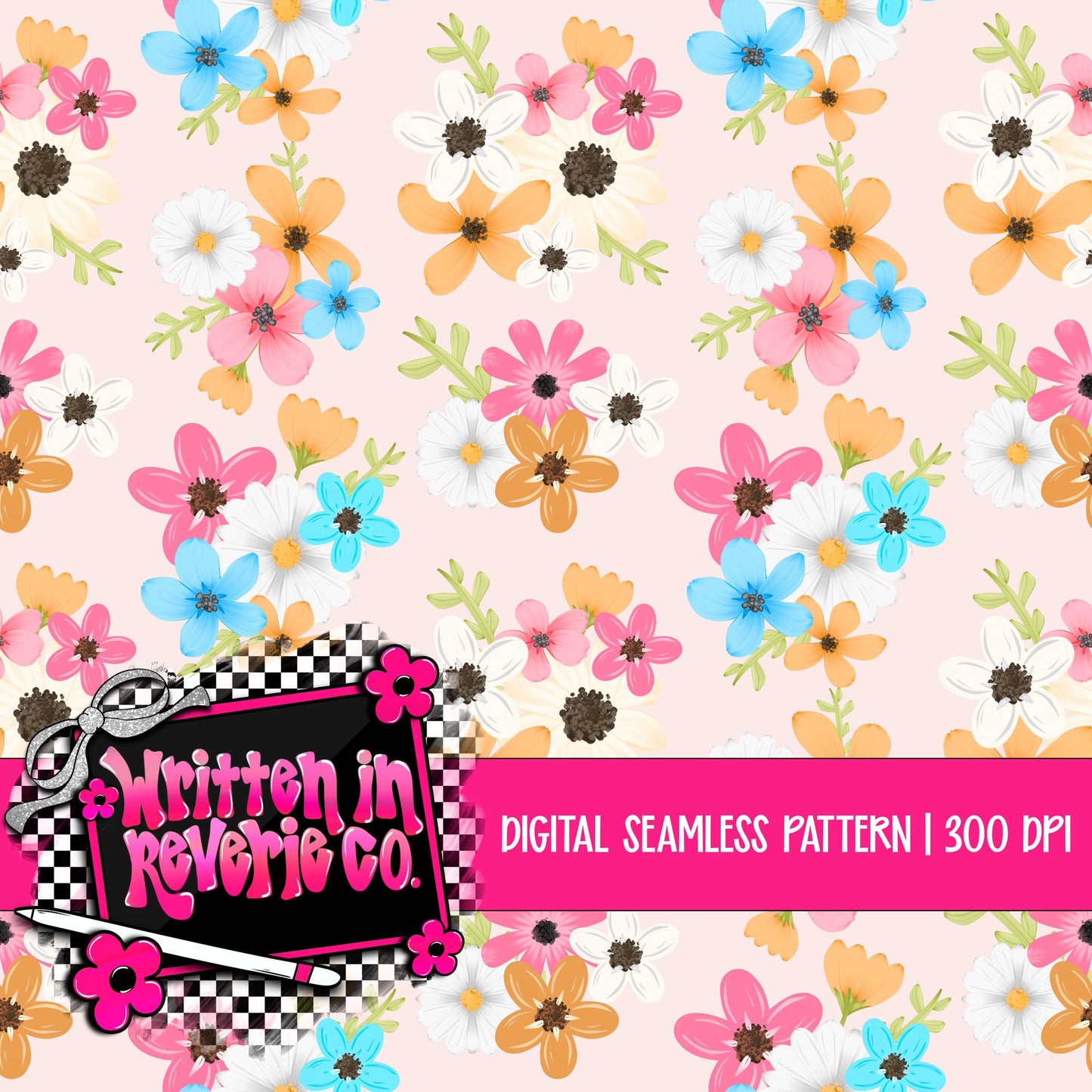 Spring Flowers Seamless
