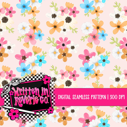 Spring Flowers Seamless