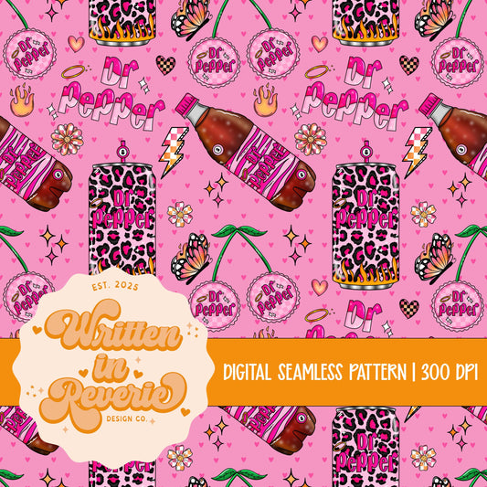 Girly Pop Dr. Pepper Seamless